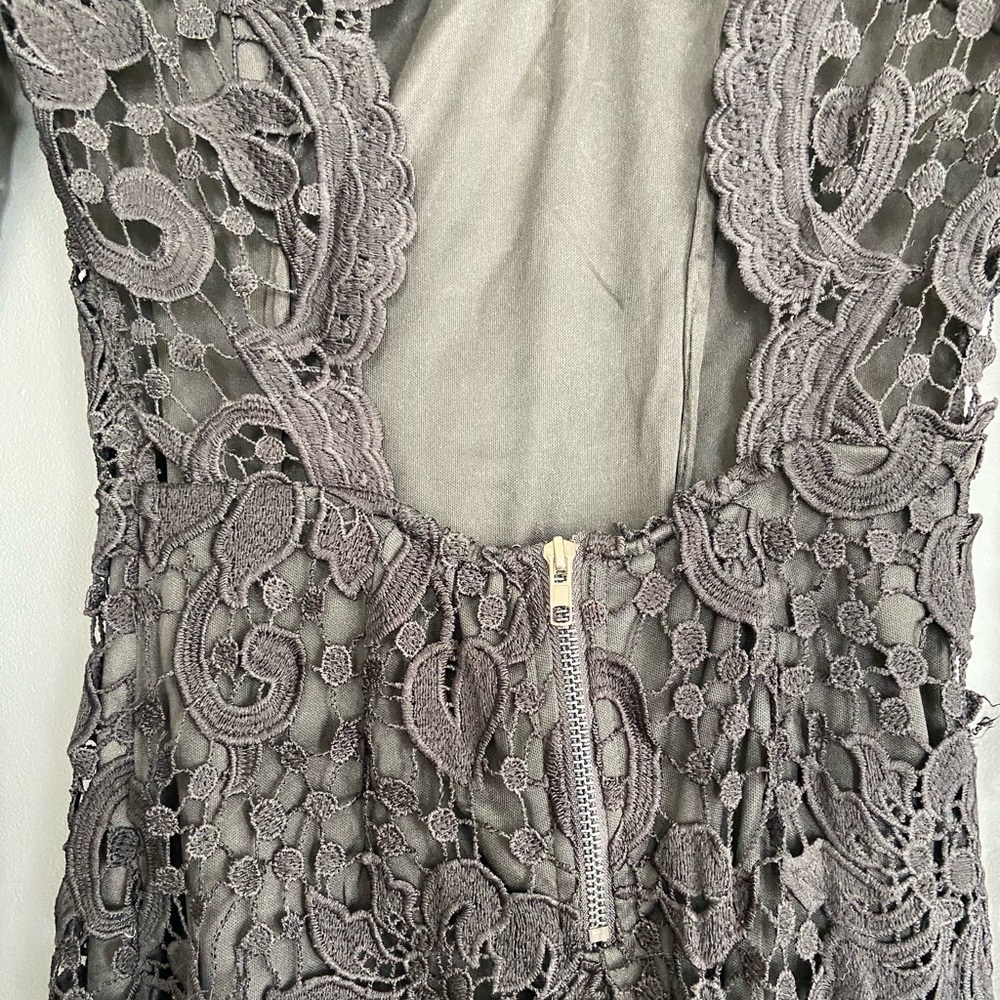 Fashion Nova Coquette Lace Dress. Size Small - Picture 5 of 7